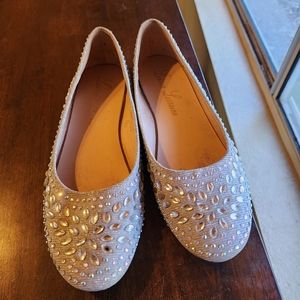 Lauren Lorraine sparkle flats